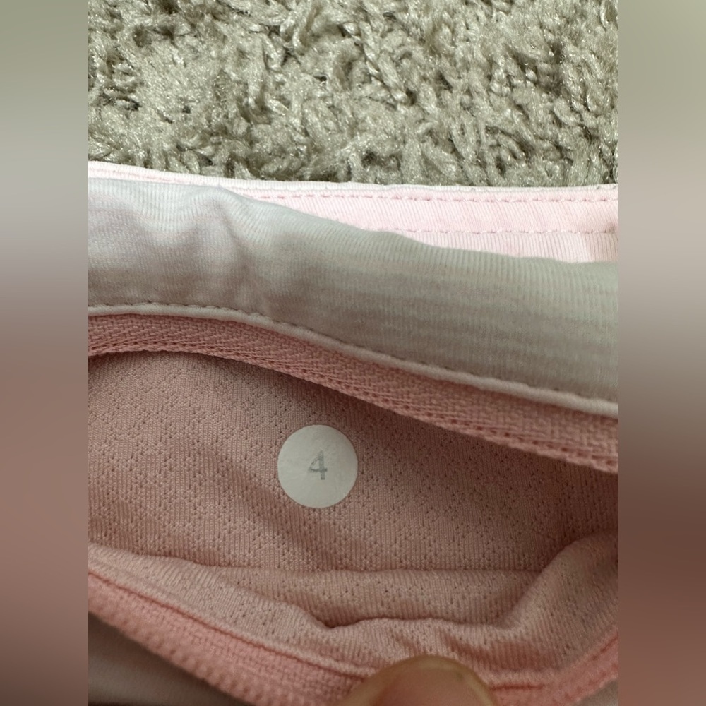 Lululemon Shimmering Pink Pace Setter Skirt RARE 4 - Picture 5 of 9